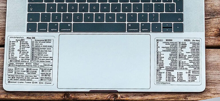 Windows & Mac Keyboard Shortcuts Sticker